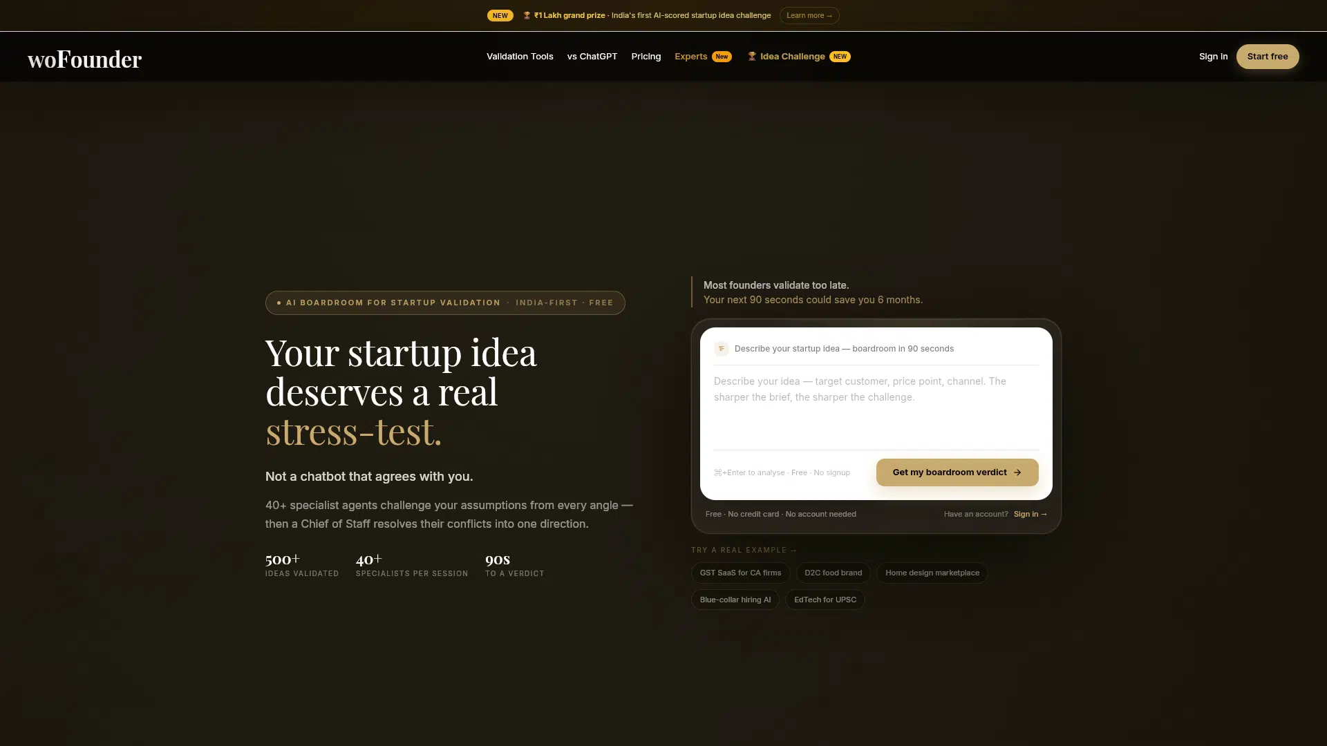 1Founder screenshot 1