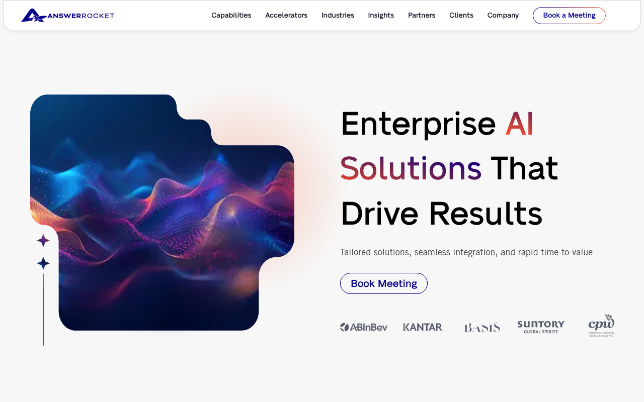 AnswerRocket screenshot 1