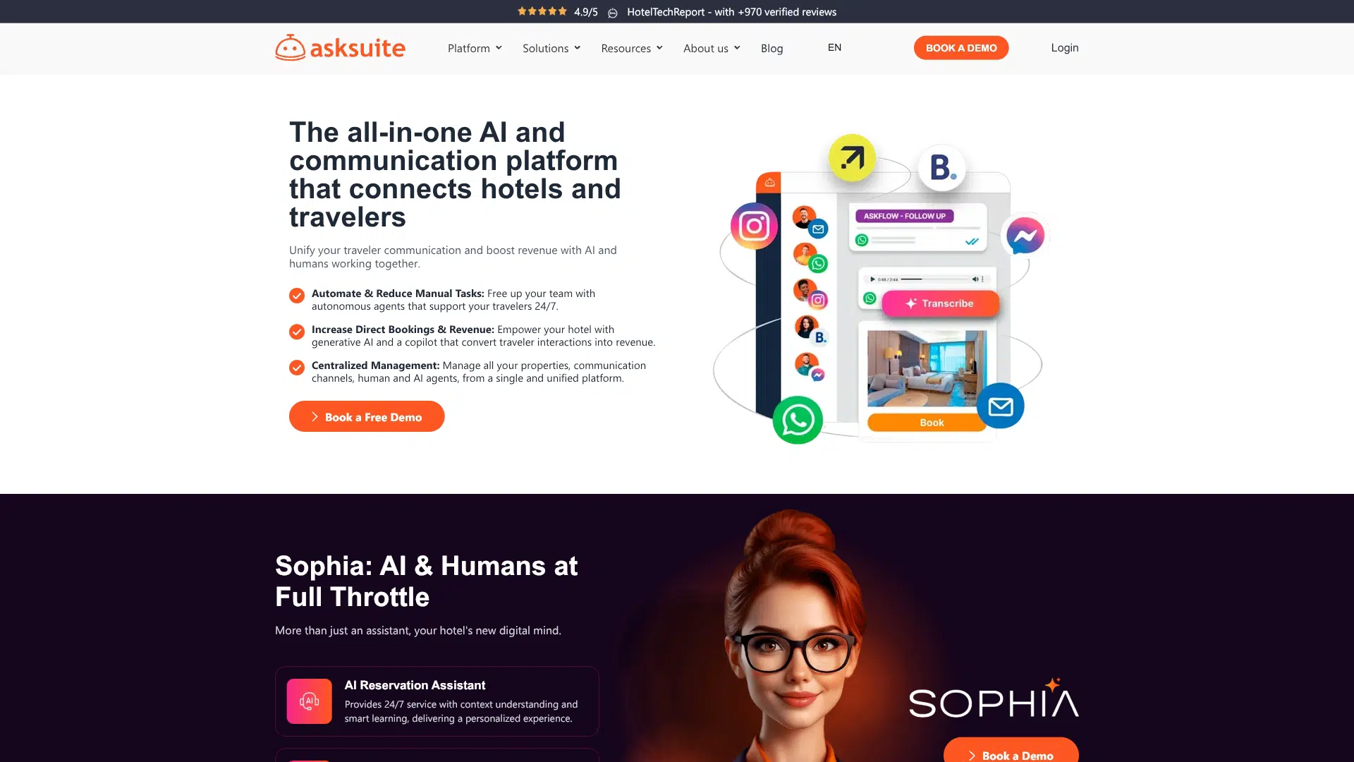 Asksuite screenshot 1