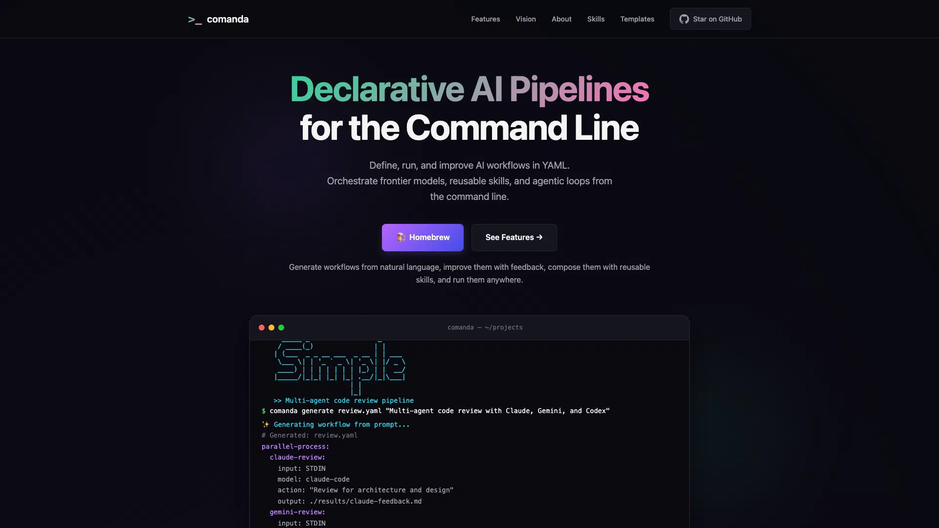 comanda screenshot 1