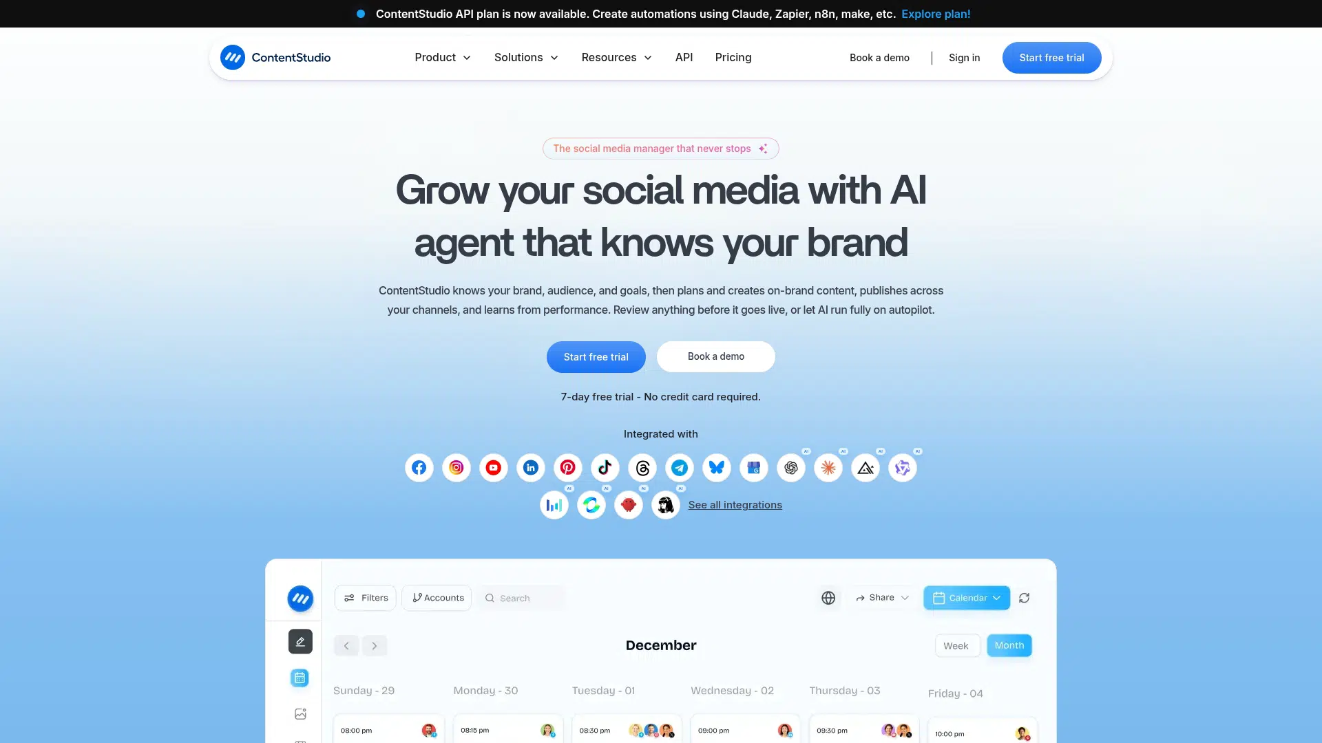 ContentStudio screenshot 1