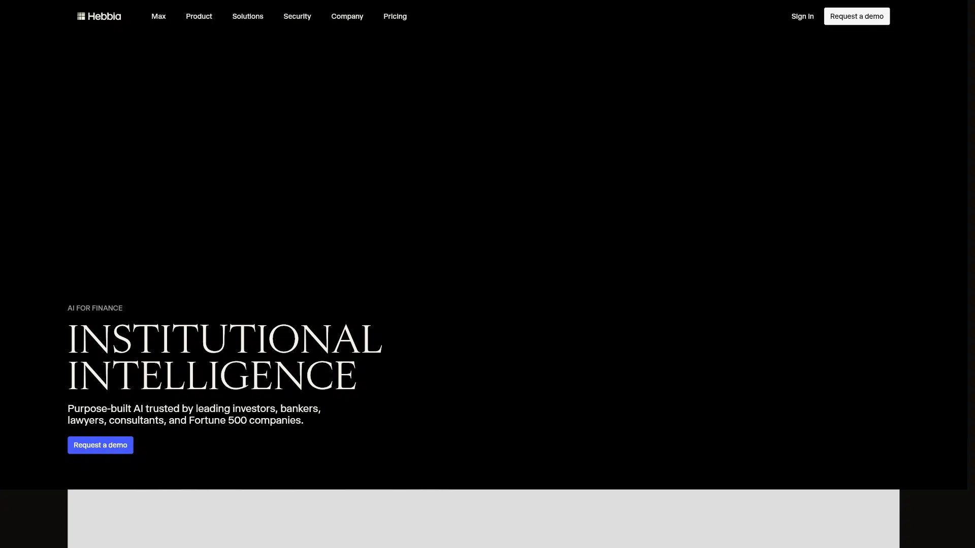 Hebbia screenshot 1