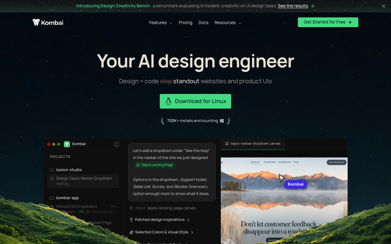 Kombai screenshot 1