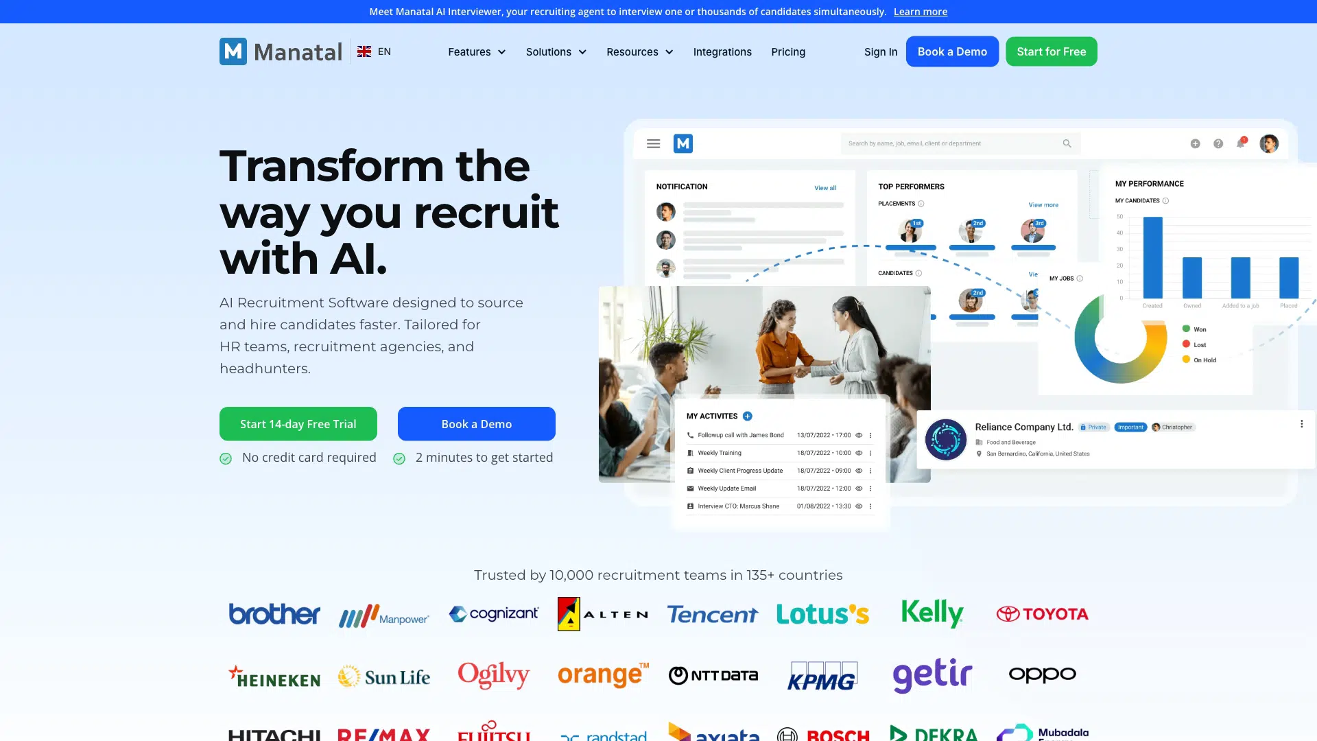 Manatal screenshot 1