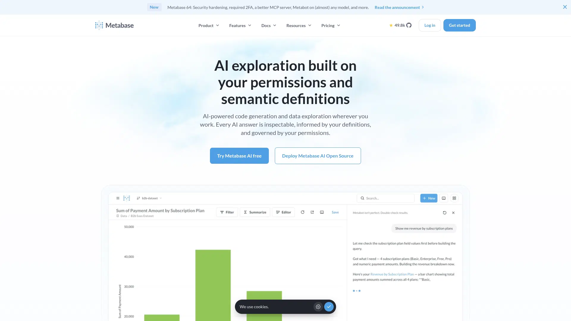 Metabase AI screenshot 1