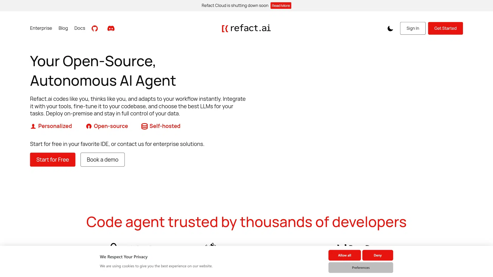 Refact.ai Agent screenshot 1