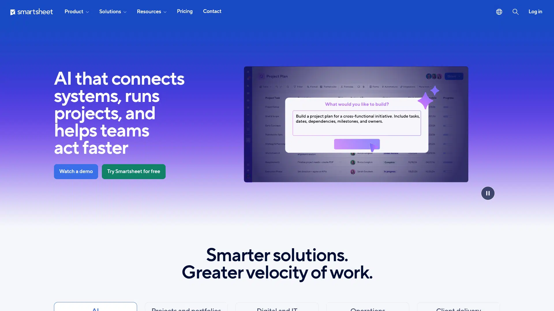 Smartsheet AI screenshot 1