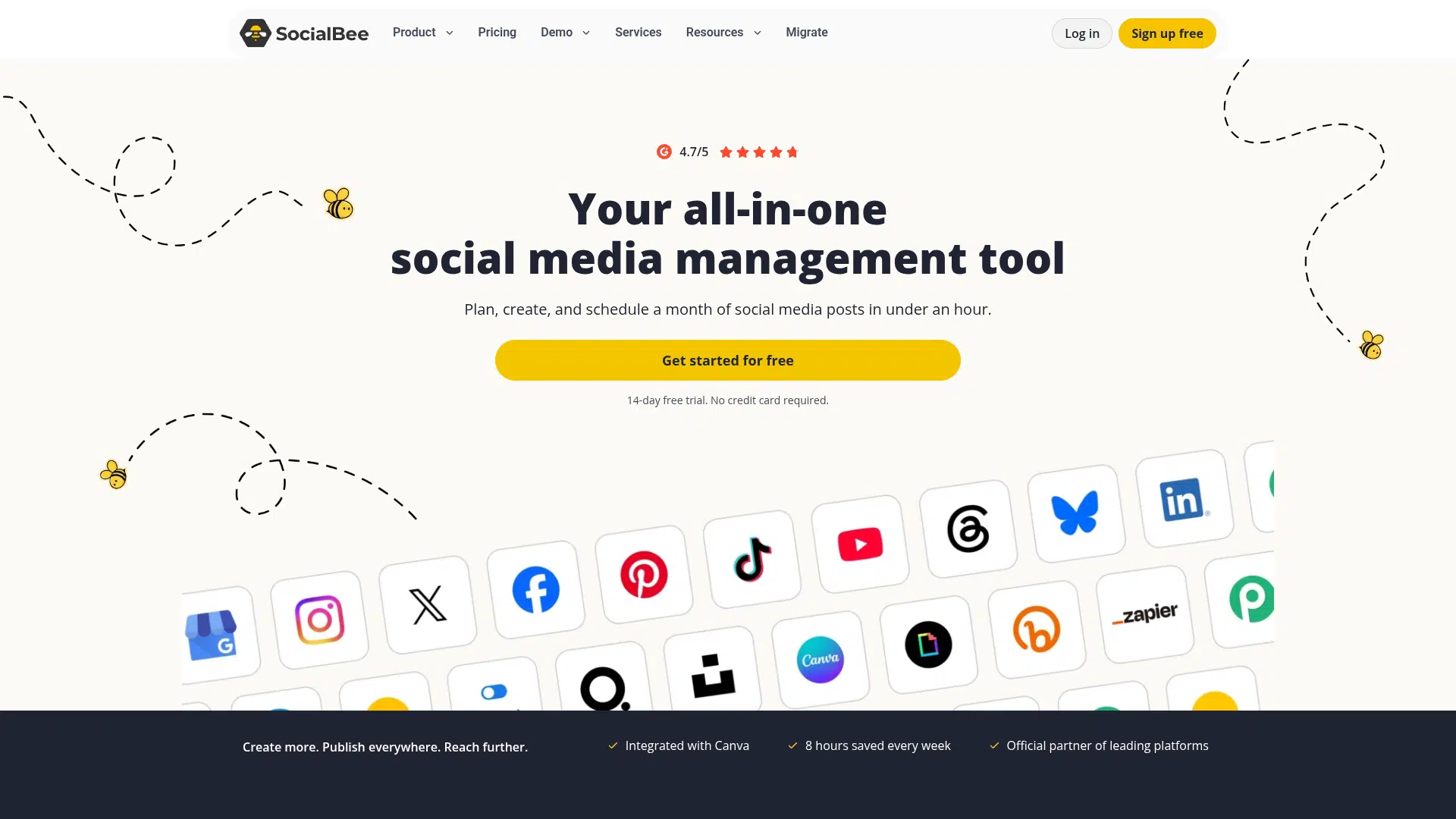 SocialBee screenshot 1