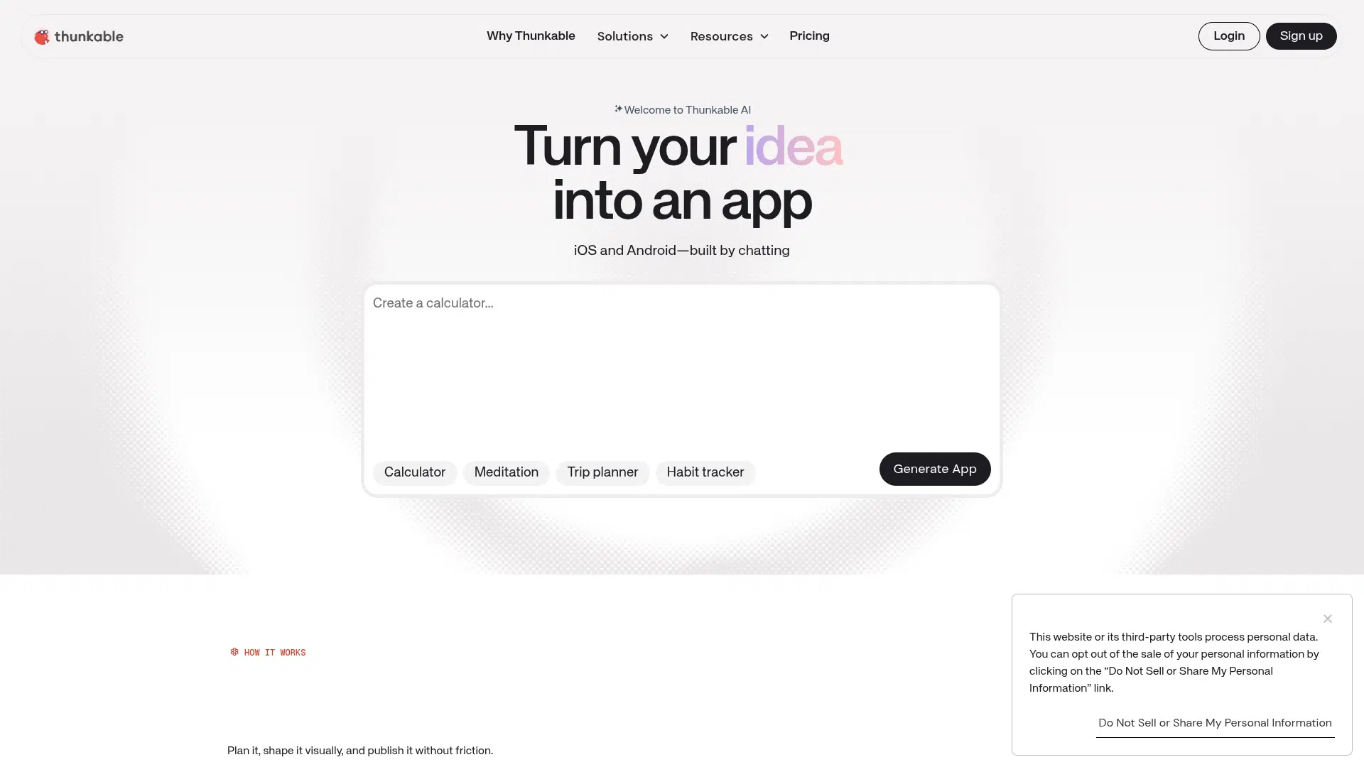 Thunkable screenshot 1