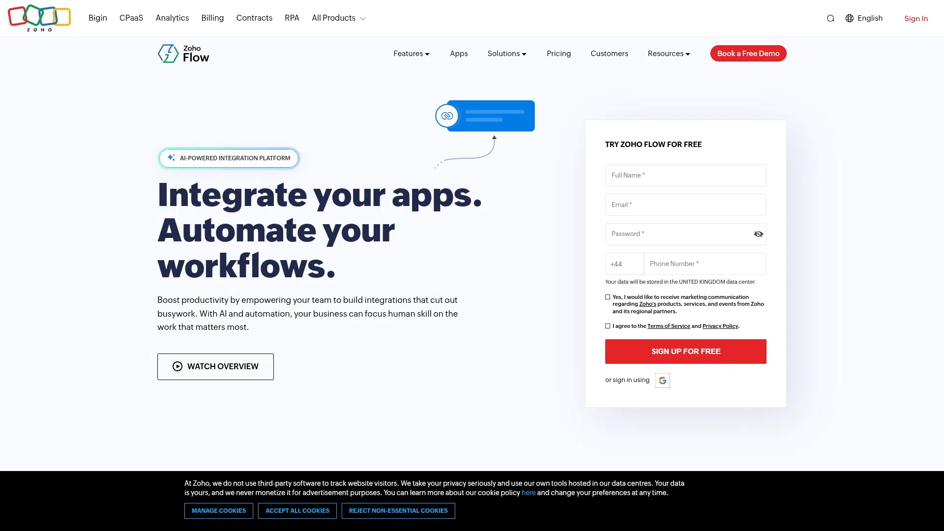 Zoho Flow screenshot 1